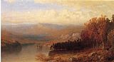 Alexander Helwig Wyant Adirondack Scene in Autumn painting